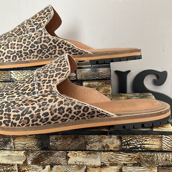 NWT MOS MOSH Doha Animal Print Suede Flat - Size 38 - Picture 8 of 14